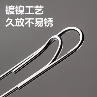 得力 TS105 镀镍防锈 29mm 银色 200枚/筒 回形针