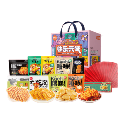 粮悦 大吃兄零食大礼包 1264g