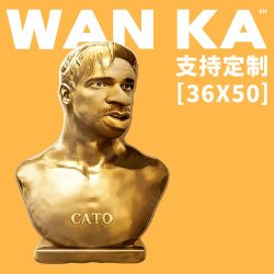 顽咖 床上睡觉沙发装饰抱枕三角洲蜂医牛角之神柔软舒适pp棉车载靠垫