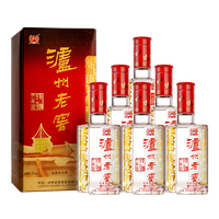 泸州老窖 六年窖头曲 52度浓香型白酒 纯粮 自饮 送礼  52度 500mL *6瓶 整箱装*2箱