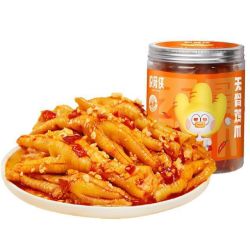 脱骨侠 无骨鸡爪 蒜香微辣 330g*3罐