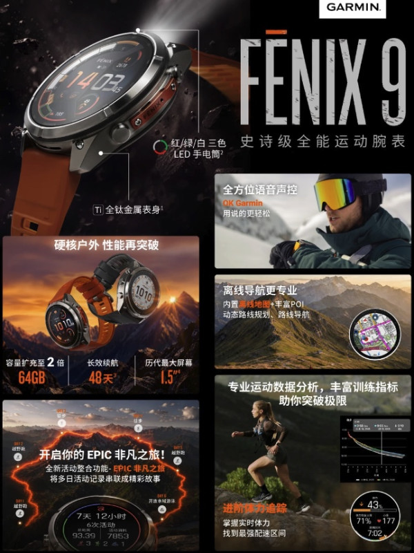 老哥你怎么看：佳明 Fenix 9 Pro，凭什么一块运动表敢卖到八千多？