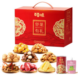 百草味 坚果+零食礼盒高端精装 龙运当头1188g *3