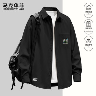 马克华菲 抗皱垂顺 杏色 M 长袖衬衫