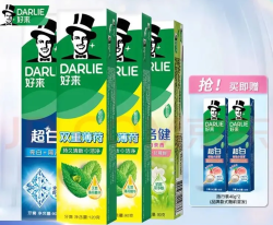 好来 470g共6支(含赠品)双重薄荷清新口气 牙膏套装  清新超白