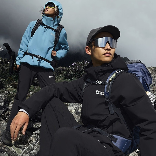 Jack Wolfskin 600蓬鹅绒 情侣款三合一羽绒冲锋衣 A65468