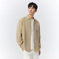 GXG 华夫格肌理长袖衬衫