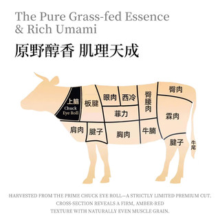 YOWWA 巴西原切上脑牛排 1.5kg