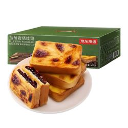 京东京造 岩烧蓝莓吐司 500g/箱