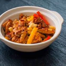 地道台州现烧·经典沙蒜豆面配海鲜鸡双人特惠