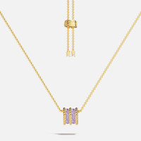 APM Monaco Cordage Pavé Lilas 密镶扭纹项链