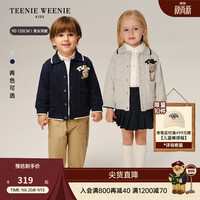 TEENIE WEENIE 小熊童装 学院风翻领按扣外套 藏青色 120cm