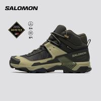 萨洛蒙 男款 户外运动防水登山稳定抓地透气徒步鞋 X ULTRA 5 MID GTX 青丹色 477543 7 (40 2/3)