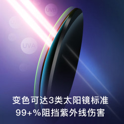 依视路 变色近视眼镜片 全视线GEN S变色钻晶膜洁 钻晶膜致变灰镜片 2片 膜洁GEN S 1.56变灰色现片 非球面