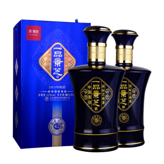 景芝 双瓶装 芝麻香白酒  芝麻香型 礼盒装 42%vol 500mL