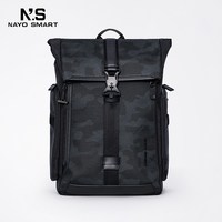 NAYO SMART 2024年时尚双肩包男商务旅行16吋电脑包大容量通勤包HermanH2 迷彩色