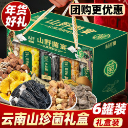 滇品客 羊肚菌礼盒干货云南特产松茸菌类汤料包送长辈亲戚