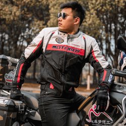 MOTOBOY 摩托车骑行服男四季防摔赛车服机车服骑士个性摩托车衣J47