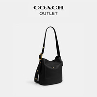 COACH 奥莱女包28号单肩包通勤包 B4/黑色
