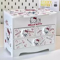 生日礼物桌面收纳盒卡通Kitty化妆盒发夹首饰饰品收纳盒童趣女孩