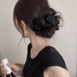 韩版缎面大肠发圈发饰丸子头盘发发绳
