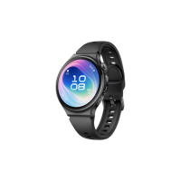 华为 WATCH 6 eSIM版 智能手表 42mm 幻月黑 氟橡胶表带