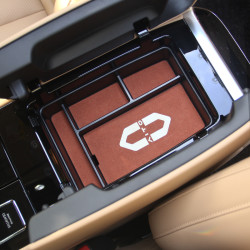 N3 适用于AITO问界M5/EV M7扶手箱储物盒翻毛皮收纳改装内饰用品配件