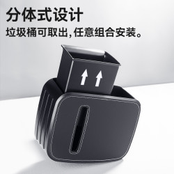 拉夫良品 车载垃圾桶汽车内用雨伞收纳置物袋前门后排专用车上纸巾盒二合一