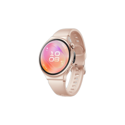 华为 WATCH 6 eSIM版 智能手表 42mm 晨曦金 氟橡胶表带
