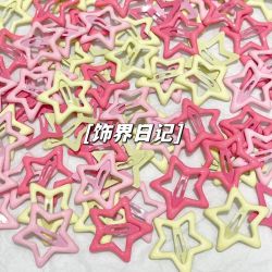 ins星星对夹 五角星bb夹卡碎发元气少女发夹公