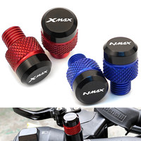 适用摩托车雅马哈 NMAX155 XMAX300 改装铝合金后视镜塞装饰螺丝