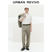 URBAN REVIVO UMU260007 条纹开襟衬衫 白色 XS