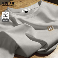 马克华菲 100%棉26夏季新款男士日系潮牌ins半袖衫