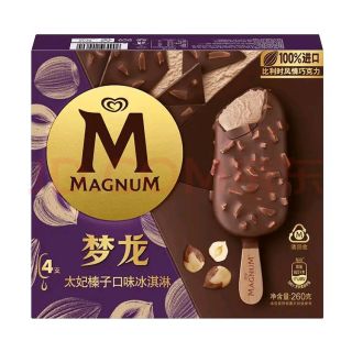 梦龙 和路雪 太妃榛子味冰淇淋 雪糕 冰激凌65g*4支