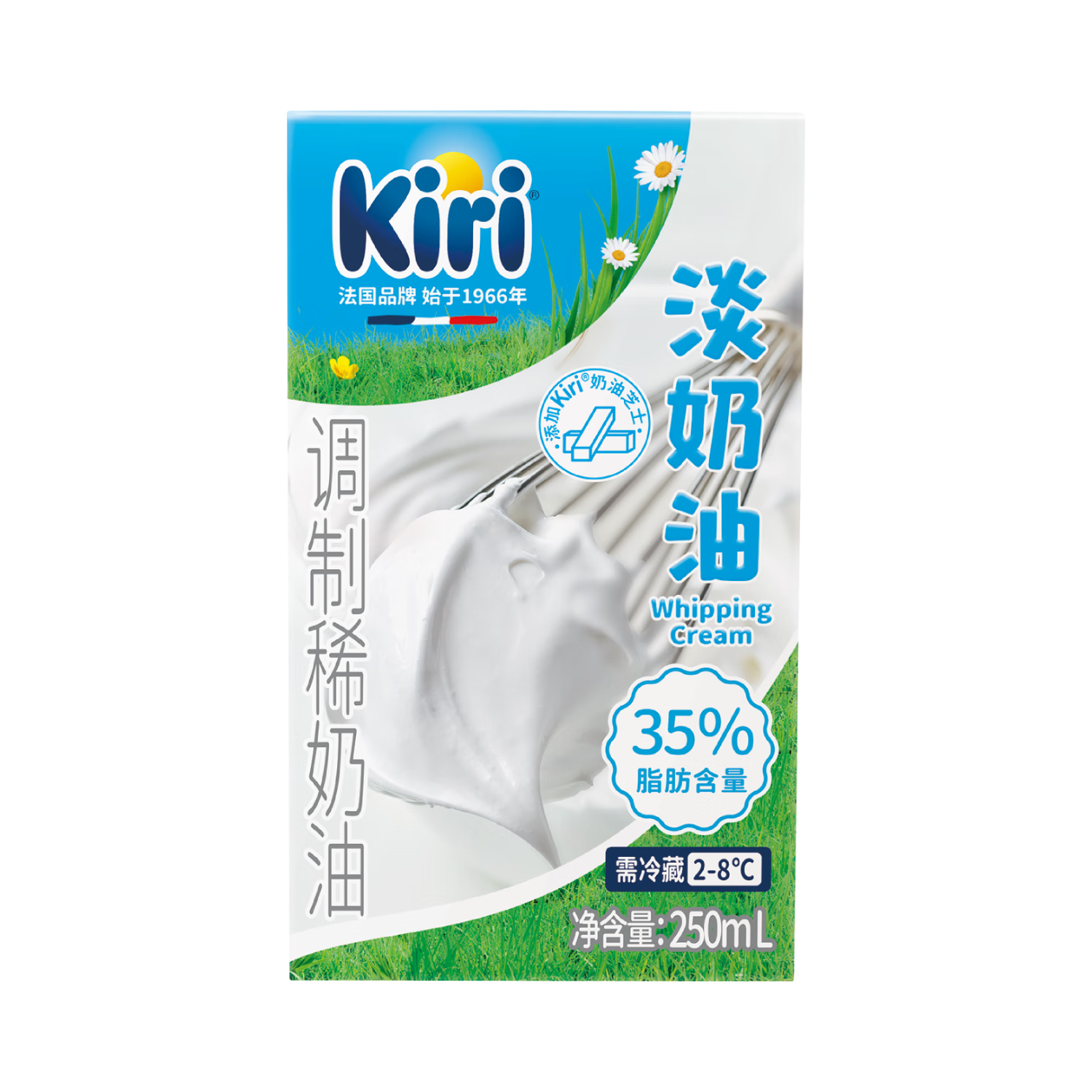 Kiri凯芮 动物淡奶油 250ml*3盒 烘焙原料