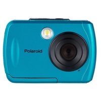 Polaroid 宝丽来 IS048 防水即时共享 1600 万像素数码便携式手持运动相机,蓝绿色