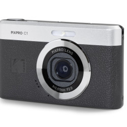 KODAK 柯达 Pixpro C1 – 数码相机超紧凑 13MP BSI CMOS,4倍变焦,2.8英寸液晶显示屏,LED 闪光灯,内置电池 – 黑色