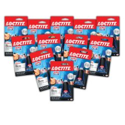 Loctite 强力胶凝胶 防水抗冲击 木材金属塑料陶瓷粘接 透明速干 12支装