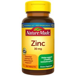 Nature Made 锌片 30mg 100片 增强免疫力 抗氧化支持