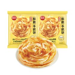 思念 原味葱香味杂粮手抓饼煎饼卷饼营养早餐方便速食多件