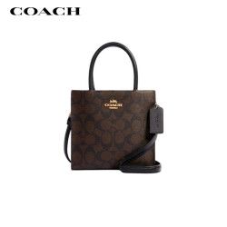 COACH 女士斜挎包 5693 IMAA8 深棕色/黑色 小号
