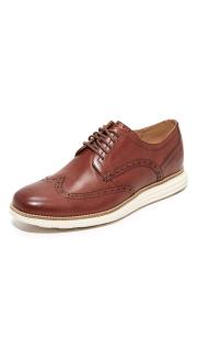 Cole Haan OriginalGrand 短翼牛津鞋 Woodbury Leather/Ivory 9.5