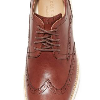 Cole Haan OriginalGrand 短翼牛津鞋 Woodbury Leather/Ivory 9.5