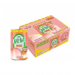 屈臣氏 果味茶饮料 碧泉蜜桃柠檬茶饮料190ml*12