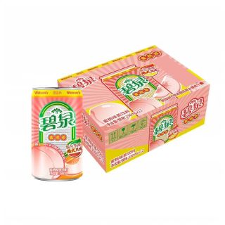 88VIP：屈臣氏 果味茶饮料 碧泉蜜桃柠檬茶饮料190ml*12