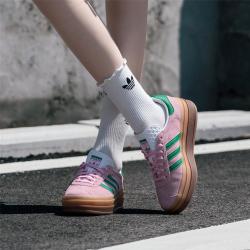 adidas 三叶草 GAZELLE女鞋日常出行舒适休闲鞋户外训练耐磨运动鞋