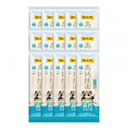 陈克明 早餐面拌面0盐高钙华夏软弹面100g×15包