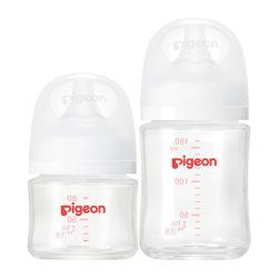 贝亲 新生儿玻璃奶瓶套装 80ml+160ml