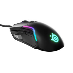 赛睿 Rival 5 有线游戏鼠标 光学传感器  黑色//白色 Wired
