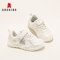 ABCKIDS 儿童魔术贴休闲鞋百搭德训鞋 卡其